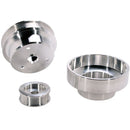 BBK 88-95 GM Truck 4.3 5.0 5.7 Underdrive Pulley Kit - Lightweight CNC Billet Aluminum (3pc)-3