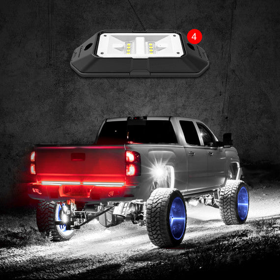 XK Glow White Rock Light Standard Kit 4pc