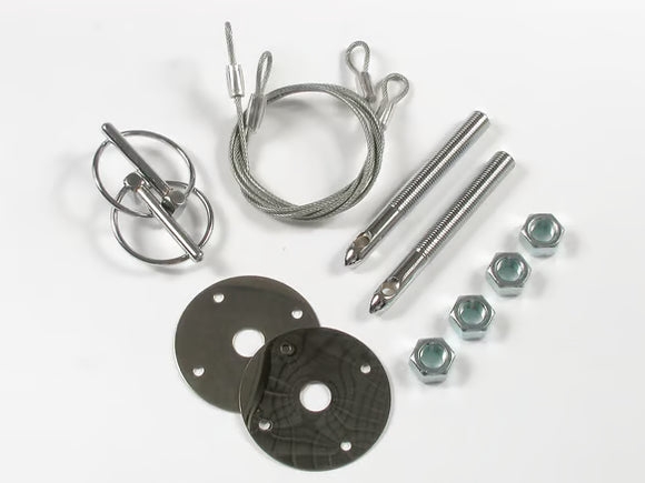 Mr. Gasket Hood Or Deck Pin Kit - Competition With Lanyards