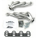 JBA 86-93 Ford Mustang 5.0L SBF 1-5/8in Primary Silver Ctd Cat4Ward Header-1