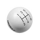HURST SHFTR KNOB-WHITE 5 SPD(3/8-16)-1