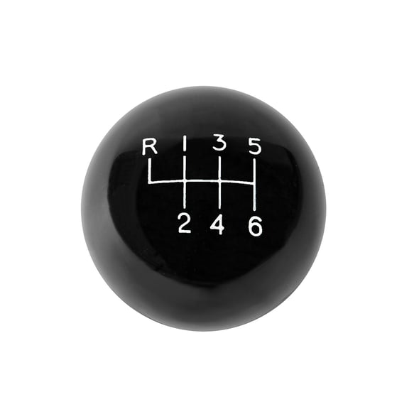 HURST CLASSIC 6-SPD KNOB 12MMx1.25 BLK