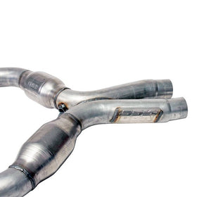 BBK 05-10 Mustang 4.6 Short Mid X Pipe With Catalytic Converters 2-3/4 For BBK Long Tube Headers - 0