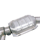 BBK 96-04 Mustang 4.6 GT / Cobra Short Mid X Pipe w Catalytic Converters 2-1/2 For Long Tube Headers-3