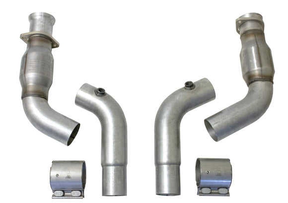 BBK 05-20 Dodge Challenger/Charger 6.1/6.2/6.4L Hemi 3in Catted High Flow Mid Pipe