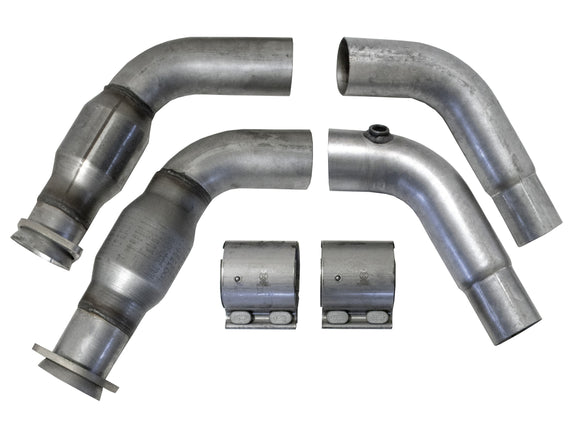 BBK 05-20 Dodge Challenger/Charger 6.1/6.2/6.4L Hemi 3in Catted High Flow Mid Pipe