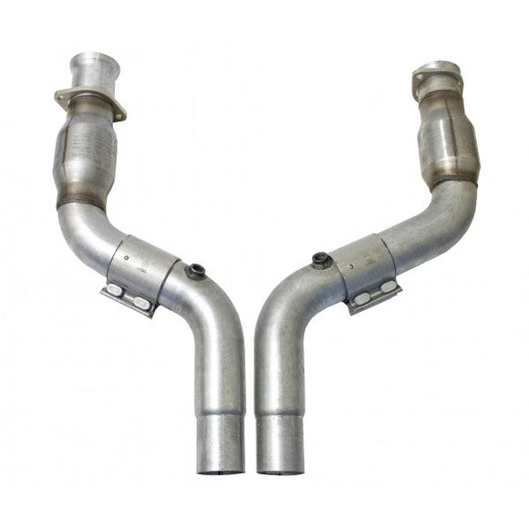 BBK 05-20 Dodge Challenger/Charger 6.1/6.2/6.4L Hemi 3in Catted High Flow Mid Pipe
