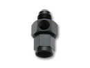 Vibrant -6AN Male to -6AN Female Union Adapter Fitting w/ 1/8in NPT Port-1