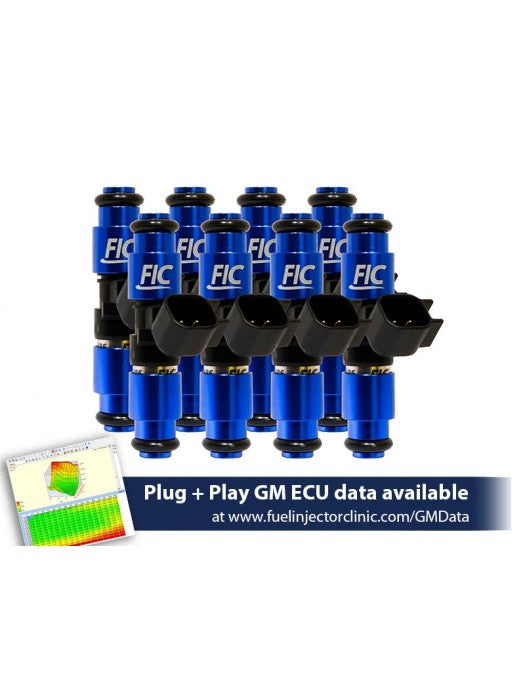 1650CC (180 LBS/HR AT OE 58 PSI FUEL PRESSURE) FIC FUEL INJECTOR CLINIC INJECTOR SET FOR SBC ENGINES (HIGH-Z)