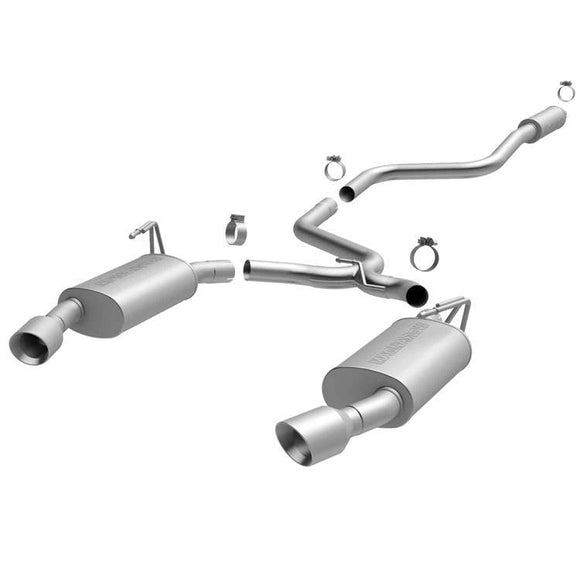 MagnaFlow 08-13 Chevy Malibu V6 3.6L Dual Split Rear Exit Polished Tip SS Catback Perf Exhaust