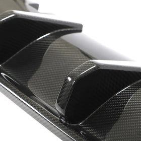 Dry Carbon Fiber Rear Diffuser for Volkswagen MK8 Golf R 2021-2022 - 0