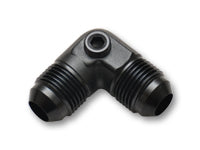 Vibrant -8AN to -8AN Male 90 Degree Union Adapter Fitting with 1/8in NPT Port
