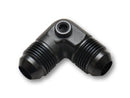 Vibrant -8AN to -8AN Male 90 Degree Union Adapter Fitting with 1/8in NPT Port-1