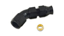Vibrant 45 Degree 3/8in Tube to Female 6AN Adapter-1