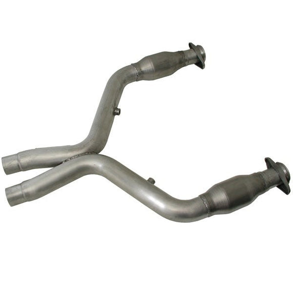 BBK 11-14 Mustang 5.0 Short Mid X Pipe With Catalytic Converters 3.0 For BBK Long Tube Headers