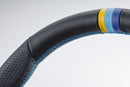 GReddy All-Leather Steering Wheel w/ TRUST 3 Colored Stitching for ZN6 / ZC6-3