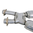 BBK 94-95 Mustang 5.0 High Flow X Pipe With Catalytic Converters - 2-1/2-3