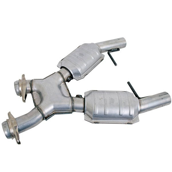 BBK 96-98 Mustang 4.6 GT High Flow X Pipe With Catalytic Converters - 2-1/2