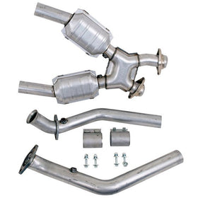 BBK 99-04 Mustang 4.6 GT / Cobra High Flow X Pipe With Catalytic Converters - 2-1/2 - 0
