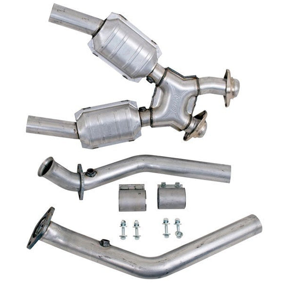 BBK 99-04 Mustang 4.6 GT / Cobra High Flow X Pipe With Catalytic Converters - 2-1/2