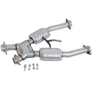 BBK 94-95 Mustang 5.0 Short Mid X Pipe With Catalytic Converters 2-1/2 For BBK Long Tube Headers-1