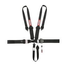 RACEQUIP L & L 5PT RATCHET HNR HARNESS BLACK