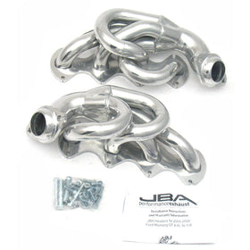JBA 05-10 Ford Mustang 4.6L 3V 1-5/8in Primary Silver Ctd Cat4Ward Header - 0