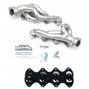 JBA 05-10 Ford F-Series 5.4L 3V 1-5/8in Primary Silver Ctd Cat4Ward Header-1