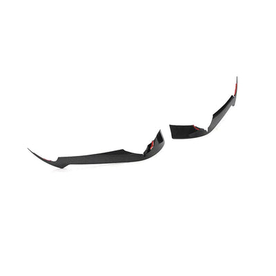 Carbon Fiber Bumper Canards for Chevrolet Corvette C8 2020-2021 - 0