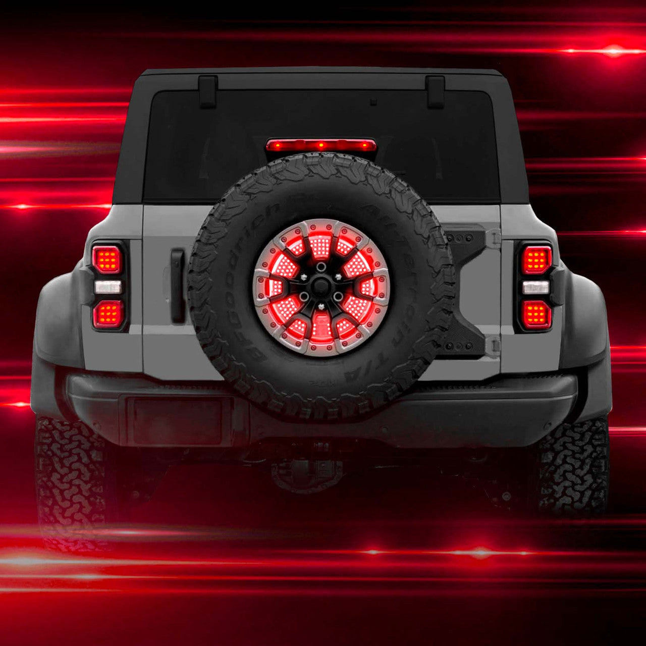 XK Glow Bronco 5th Wheel Light w/ Brake, Running, Reverse and Turn Signal Lights