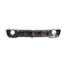 Dry Carbon Fiber Rear Diffuser for Volkswagen MK8 GTI 2021-2022