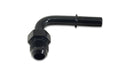 Vibrant 90 Degree Aluminum AN to Male Quick Connect Fitting -8AN - 0.375in Barb Size-1