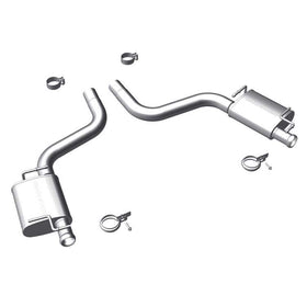 MagnaFlow 08-14 Dodge Challenger SRT-8 HEMI V8 6.1L Axle-Back SS Dual Split Rear Exit Perf Exhaust