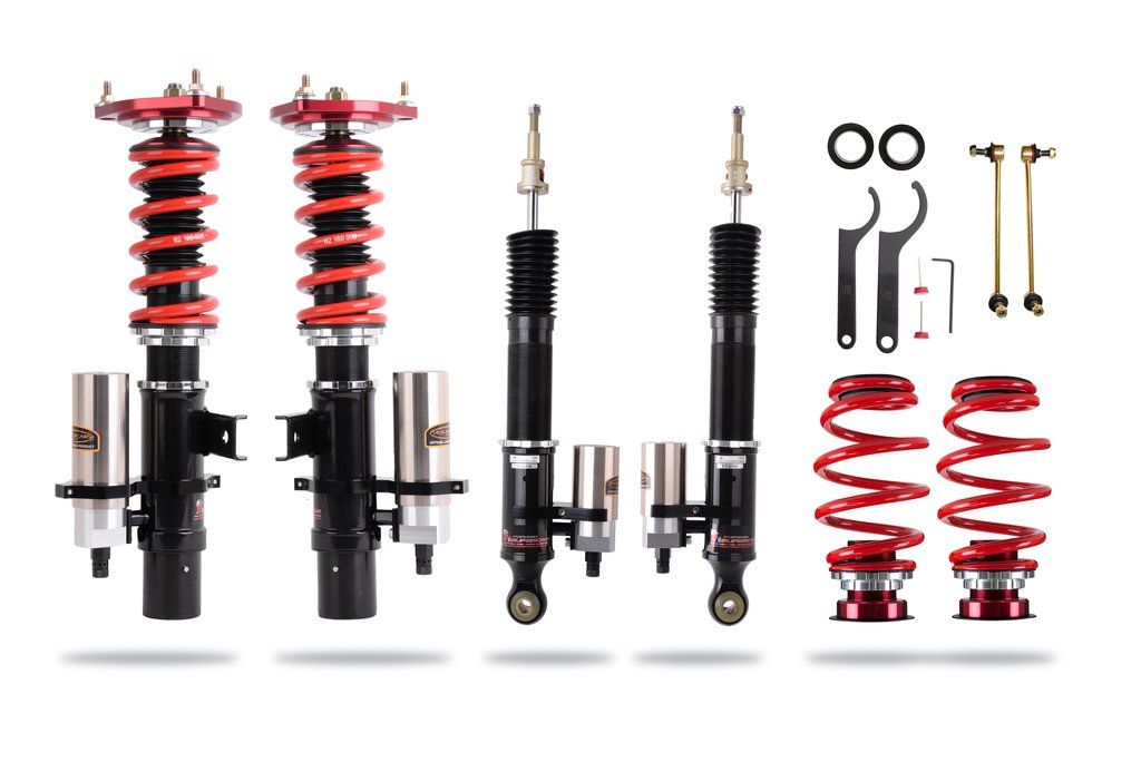 PEDDERS SUSPENSION EXTREME XA - REMOTE CANISTER COILOVER KIT: 2010–2014 VOLKSWAGEN GOLF