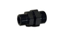 Vibrant -10AN to -8AN ORB Male to Male Union Adapter - Anodized Black-1