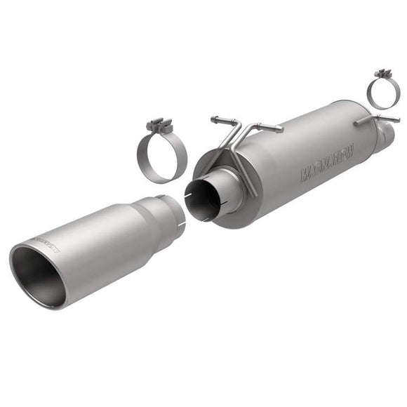 MagnaFlow 99-03 Ford Diesel V8 7.3L F250/350 Super Duty Single P/S Rear Exit D-Fit Muffler Kit