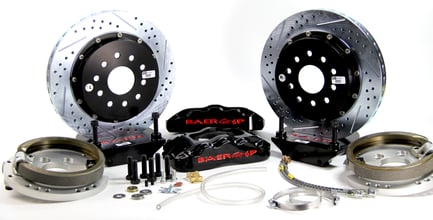 Baer Pro+ Fits 1968-72 Ford F100 2WD Trucks w/Ford 9" Early Big Bearing Housing Ends, 2.36" Standoff, (5x5", 5x5.5"BC)