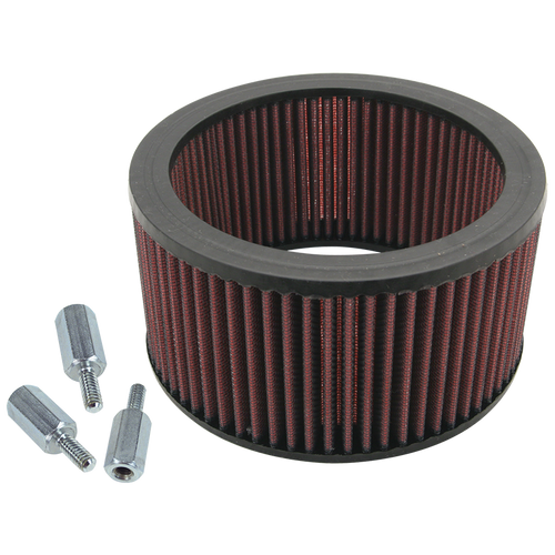 S&S Cycle Super E/G Carbs High Flow Air Filter Kit w/ Spacers For S&S Teardrop Air Cleaner