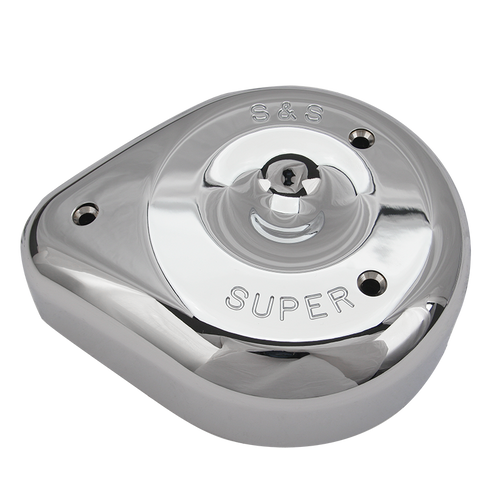 S&S Cycle Teardrop Chrome Air Cleaner Cover For S&S Super E/G Carbs