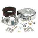 S&S Cycle 84-92 BT/86-90 Sportster Models Teardrop Chrome Air Cleaner Cover for S&S Super E/G Carb-1