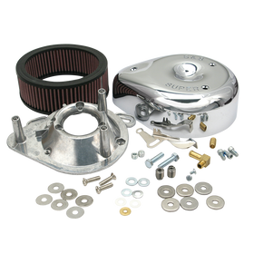 S&S Cycle 84-92 BT/86-90 Sportster Models Teardrop Chrome Air Cleaner Cover for S&S Super E/G Carb