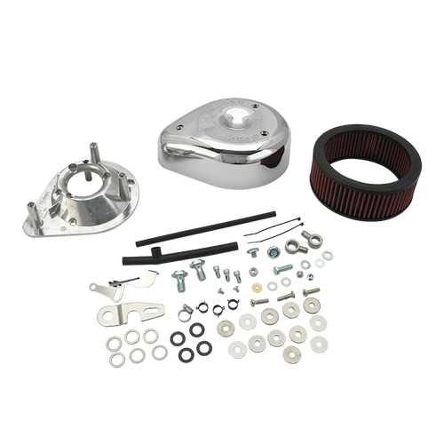 S&S Cycle 04-16 Sportster Models Teardrop Air Cleaner Kit for Super E/G Carb