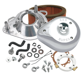 S&S Cycle 93-06 BT w/ Stock CV Carburetors Teardrop Air Cleaner Kit