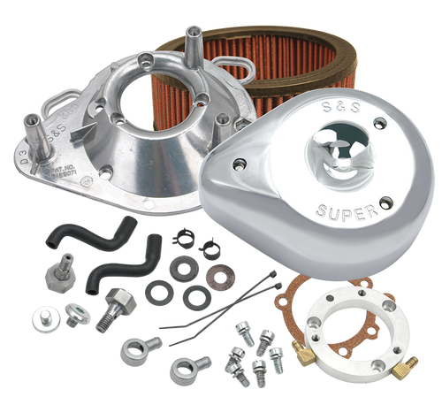 S&S Cycle 01-17 Stock EFI BT Models Teardrop Air Cleaner Kit