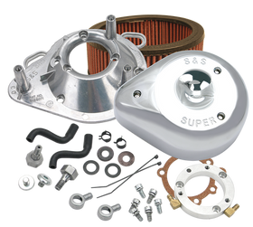 S&S Cycle 01-17 Stock EFI BT Models Teardrop Air Cleaner Kit