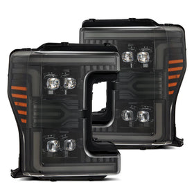 17-19 Ford Super Duty MKII NOVA-Series LED Projector Headlights Alpha-Black
