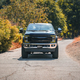 AlphaRex 17-19 Ford F-250/350/450/550 Super Duty NOVA-Series LED Proj Headlights Chrome w/SS & SBDRL - 0