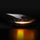 AlphaRex 17-22 Tesla Model 3/20-23 Model Y NOVA-Series LED Proj Headlights Blk w/Actv Lgt & Seq.Sig-5