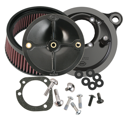 S&S Cycle 01-15 Fuel-Injector Softail Models Stealth Air Cleaner Kit w/o Cover