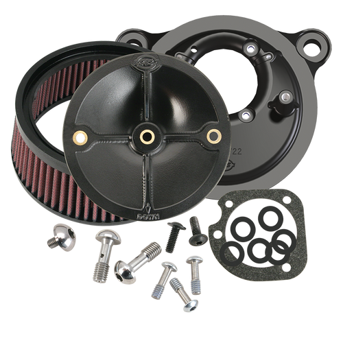 S&S Cycle 93-99 BT Models w/ Stock CV Carb Stealth Air Cleaner Kit w/o Cover
